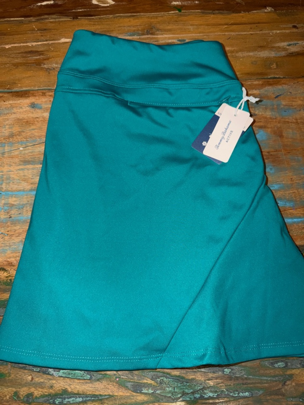 Tommy Bahama Teal Athletic Skirt with Flared Hem